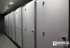 Туалетные перегородки в проекте Международный аэропорт «Казань»