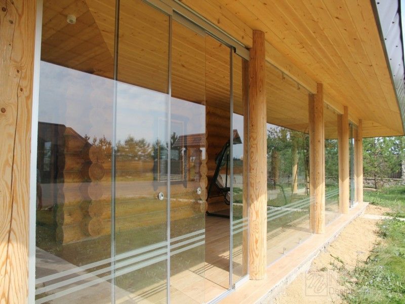 Стеклянная терраса для загородного дома от NAYADA-Казань