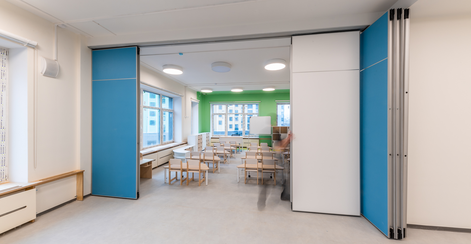 Фото проекта: Проект Nayada по установке раздвижных перегородок в детском саду «Лучи». Изображение № 5