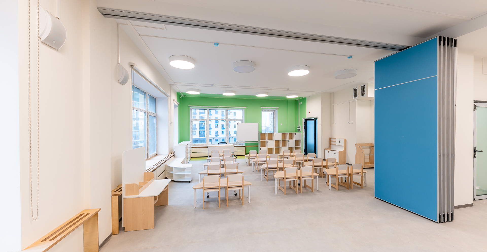 Фото проекта: Проект Nayada по установке раздвижных перегородок в детском саду «Лучи». Изображение № 3