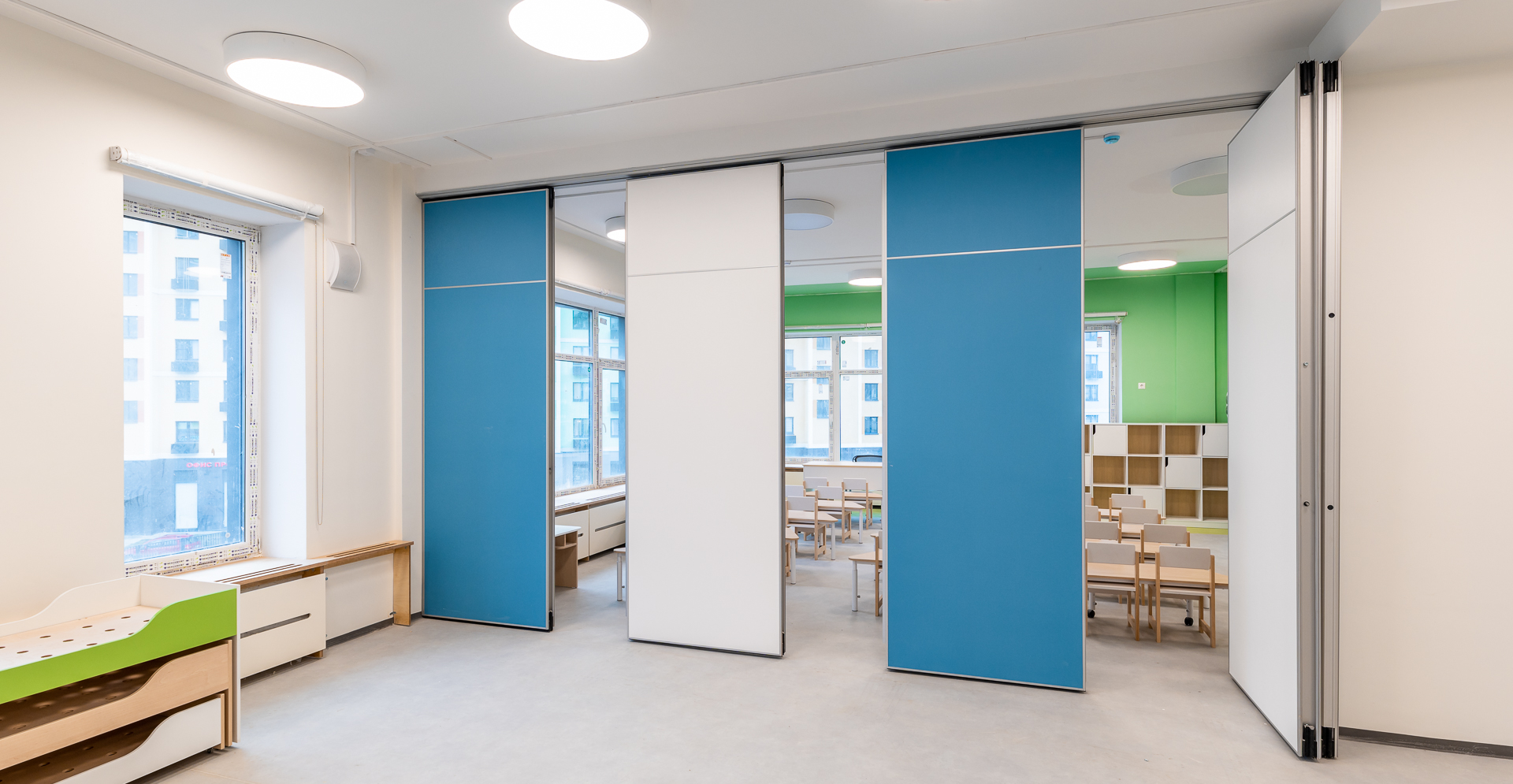 Фото проекта: Проект Nayada по установке раздвижных перегородок в детском саду «Лучи». Изображение № 10